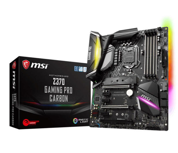 MSI Z370 GAMING PRO CARBON (PCI-E DDR4 USB 3.1/M.2) - 384548 - zdjęcie